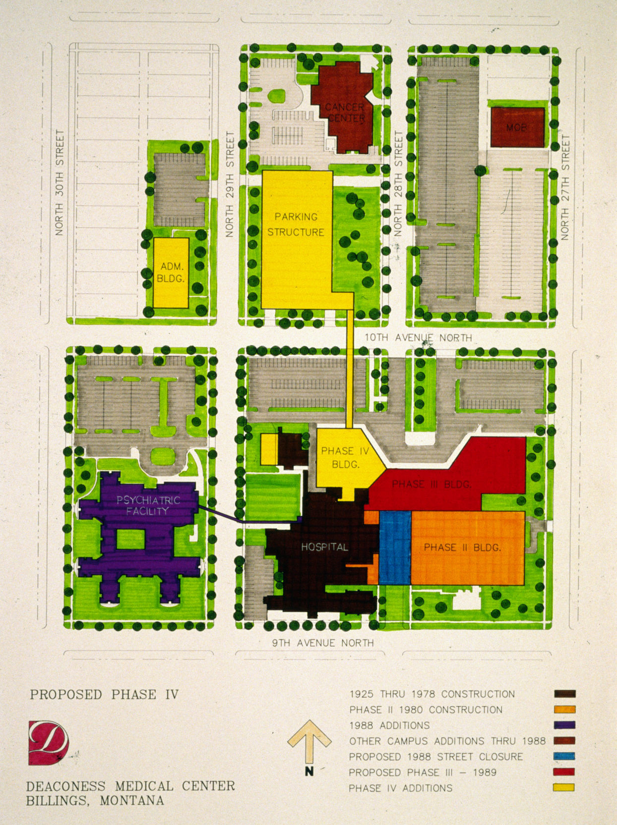 Proposed hospital expansion, 1988